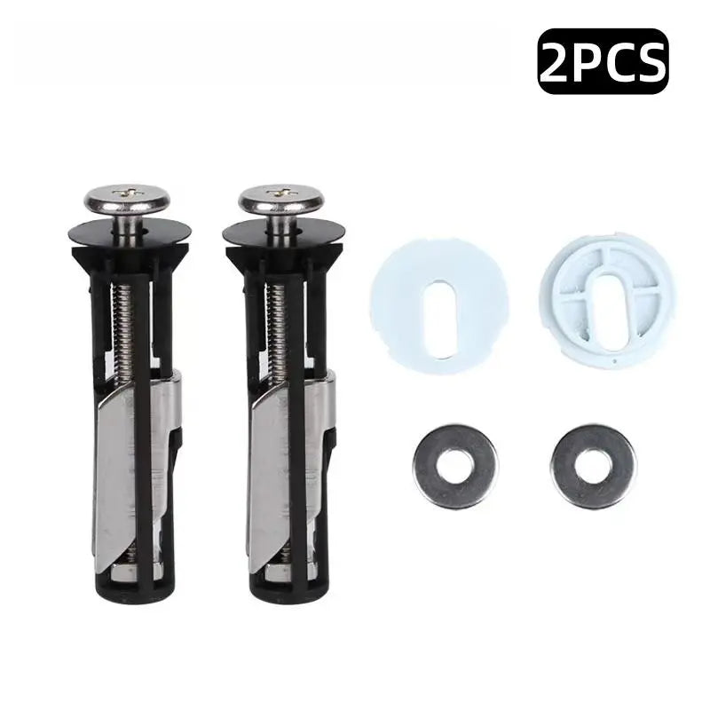 Universal Toilet Seat Bolt Kit Screws Quick Release Easy Install Toilet Seat Replacement Parts Toilet Cover Maintenance Fixing Accessories